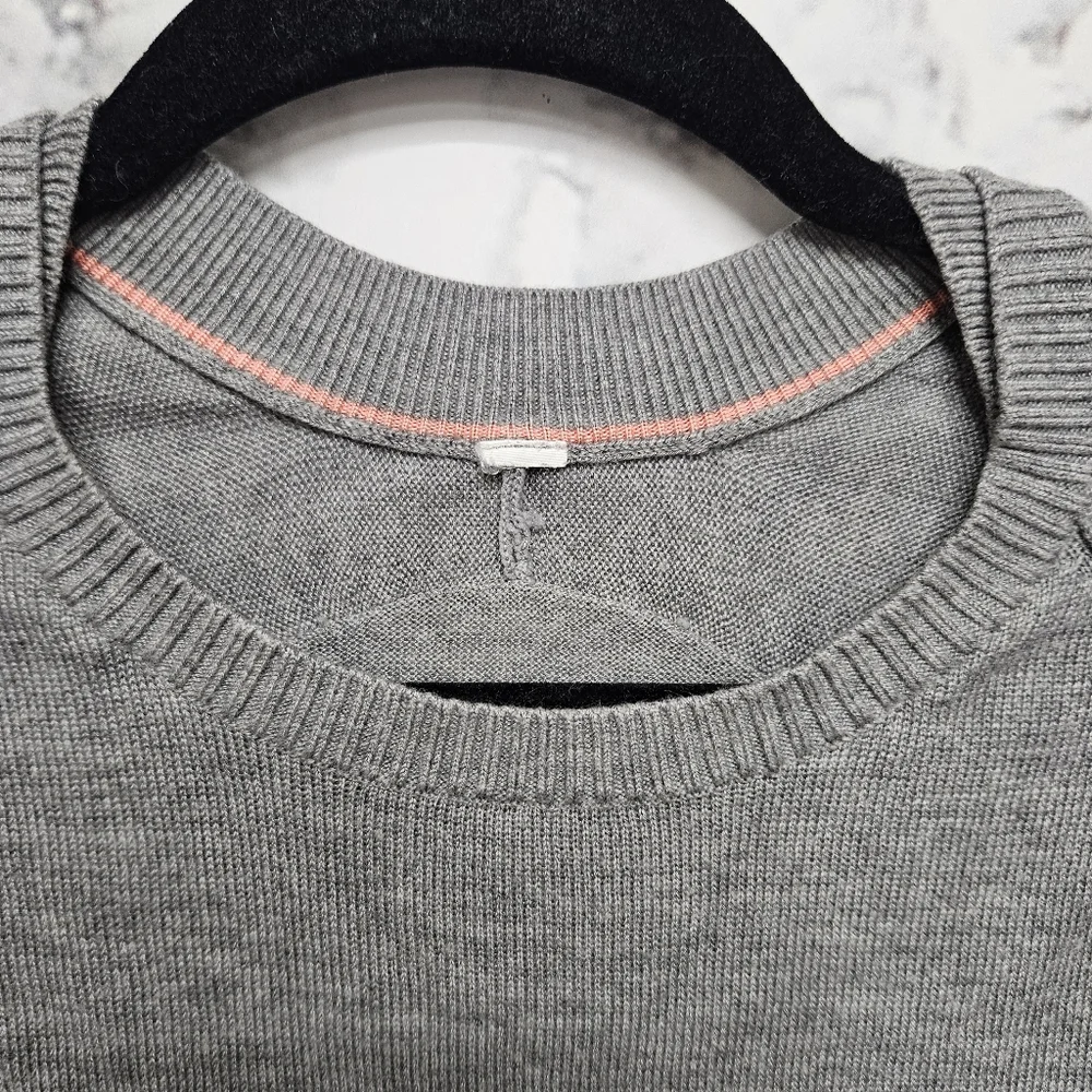 Lululemon Sunshine Coast Long Sleeve Sweater, Gray Thin Cashmere Blend